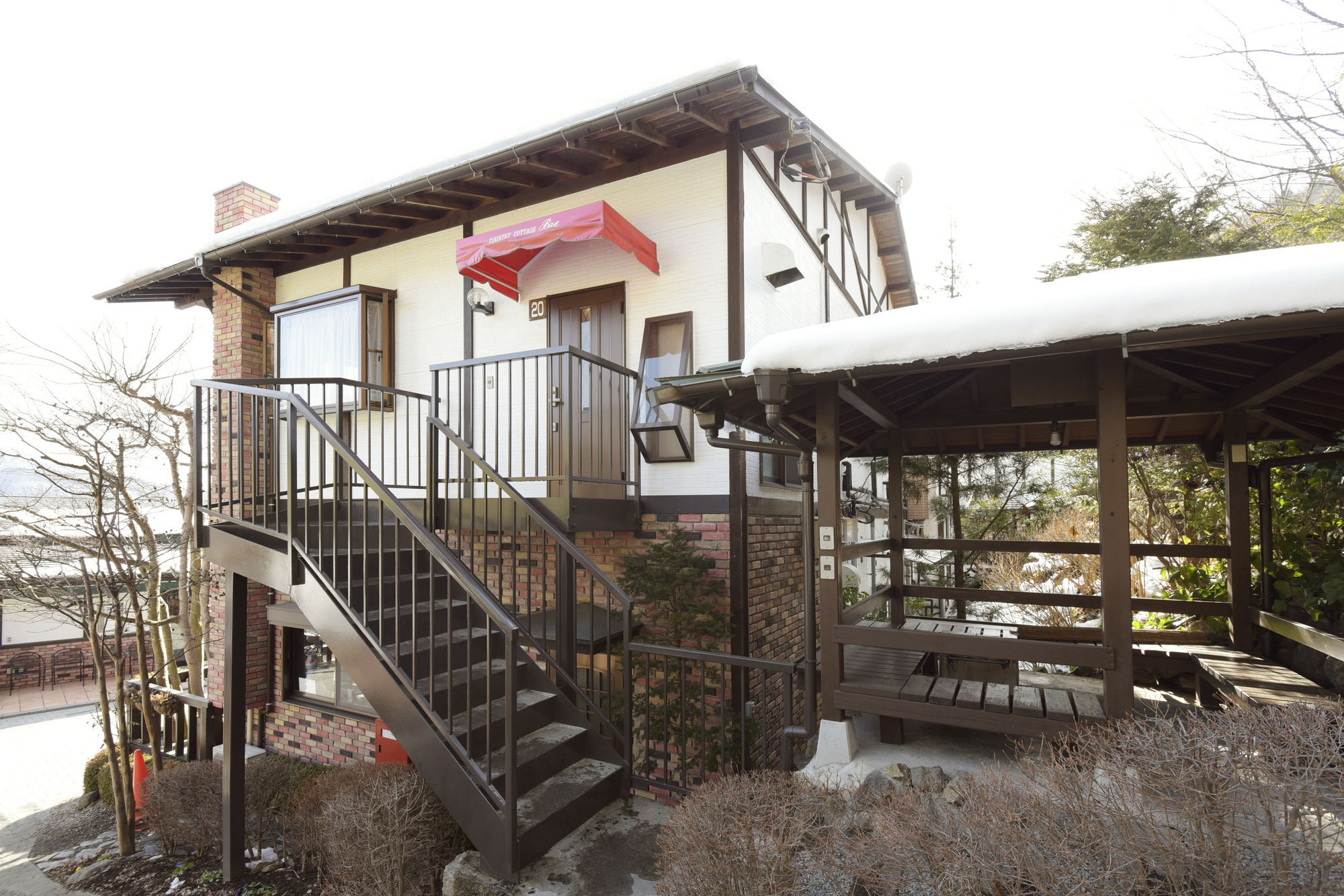 פוג'יקאוואגוצ'יקו Kawaguchiko Country Cottage Ban מראה חיצוני תמונה