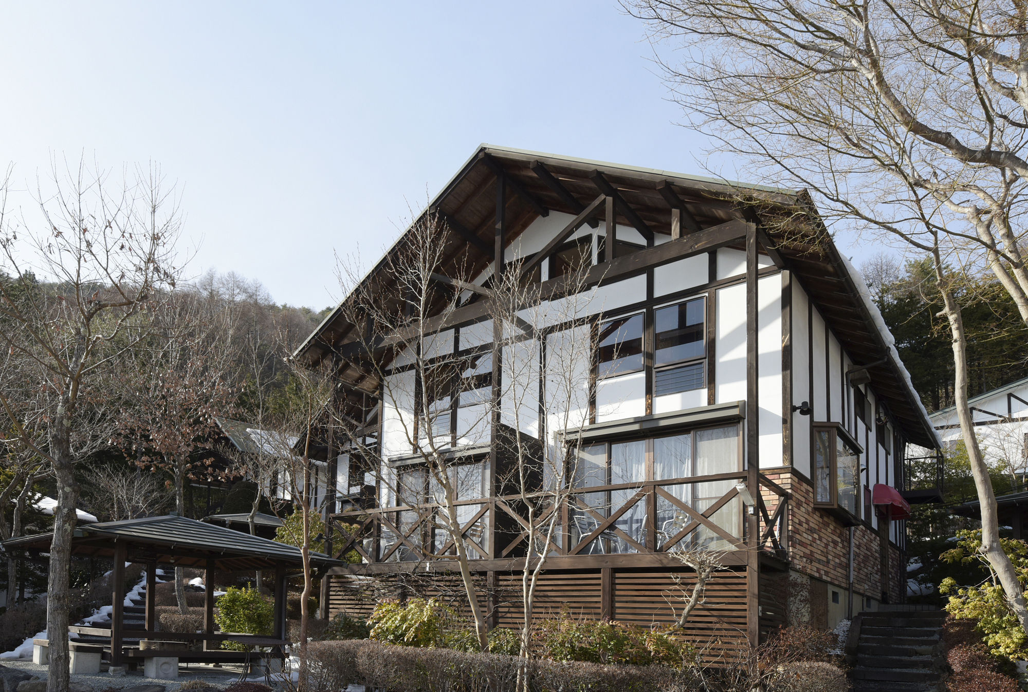 פוג'יקאוואגוצ'יקו Kawaguchiko Country Cottage Ban מראה חיצוני תמונה